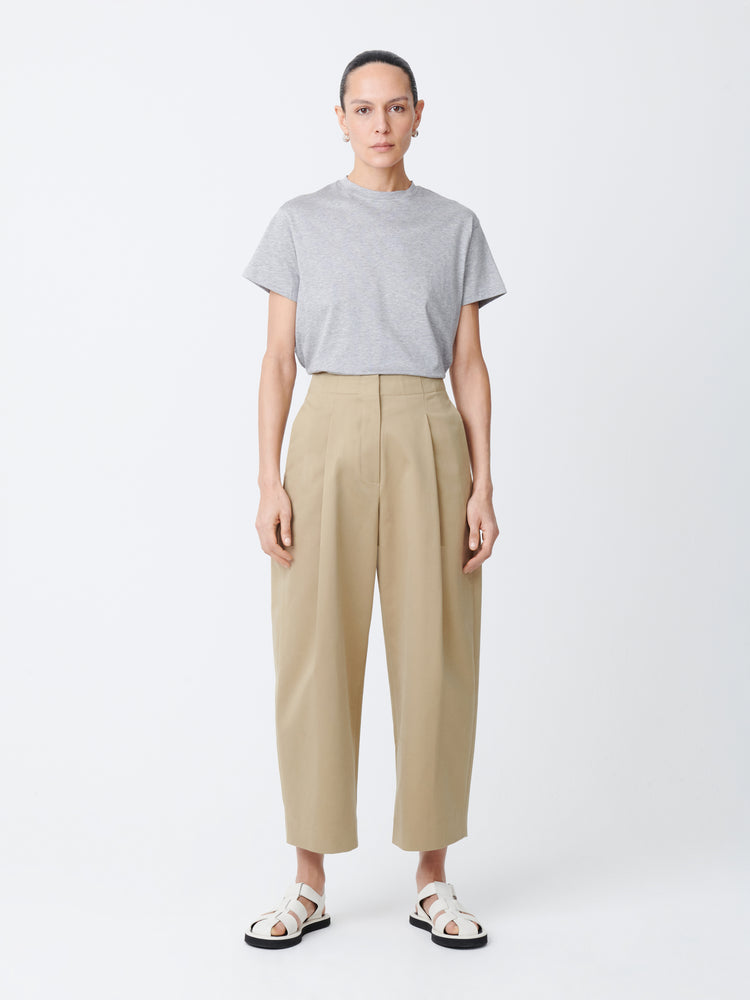 DORDONI VOLUME PANT IN TAN