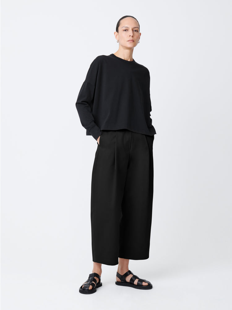 DORDONI VOLUME PANT IN BLACK