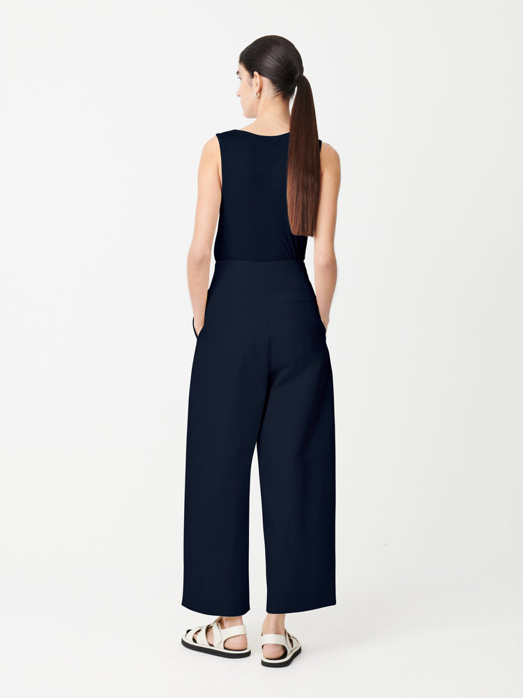 DORDONI VOLUME PANT IN DARK NAVY