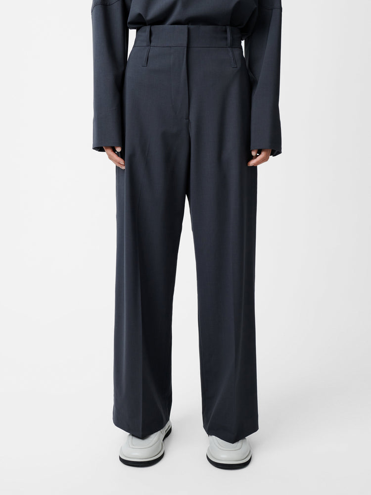 [Pre Order] BAIER TROPICAL WOOL PANT IN SEAL BLUE