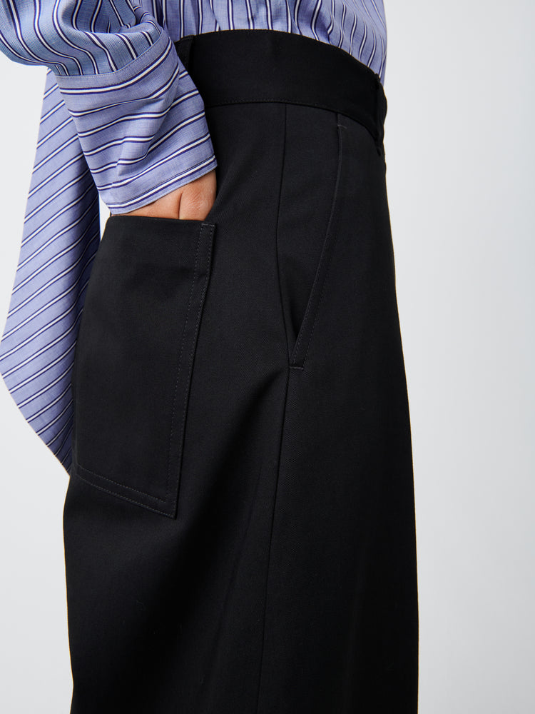 CHALCO TWILL PANT IN BLACK