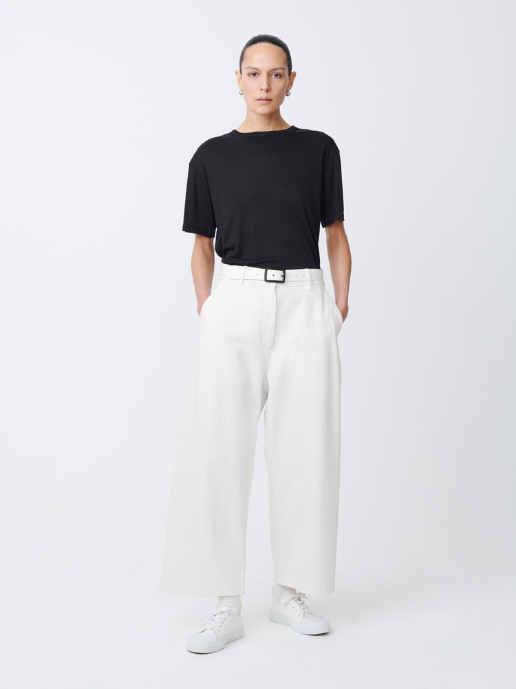 CHALCO DENIM PANT IN PARCHMENT