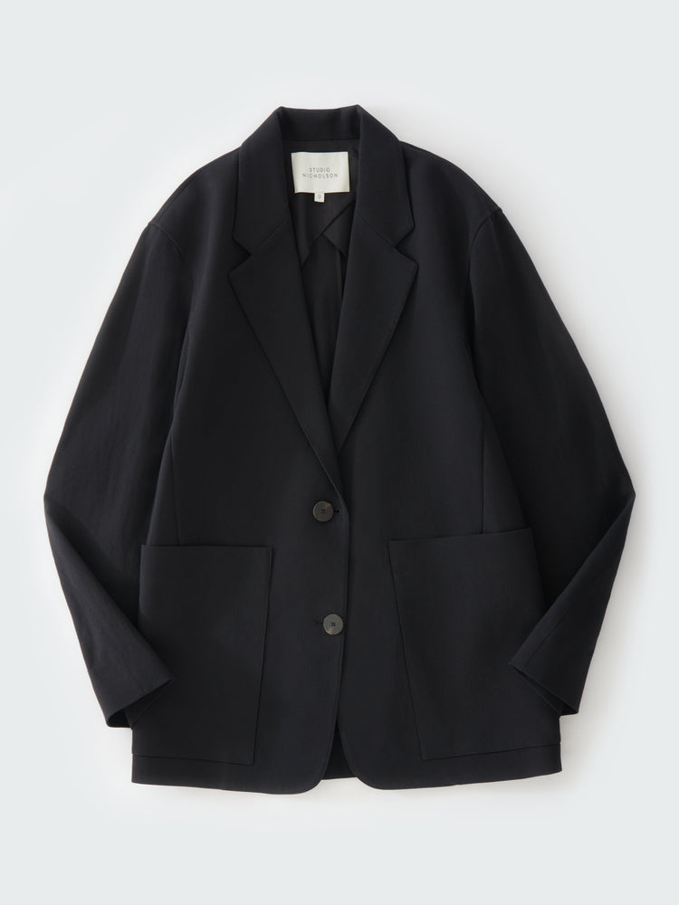 CONDE DRY COTTON JACKET IN BLACK