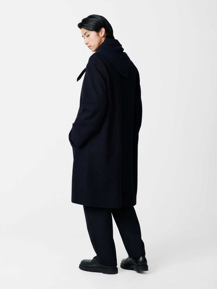 COVER COAT IN DARKEST NAVY