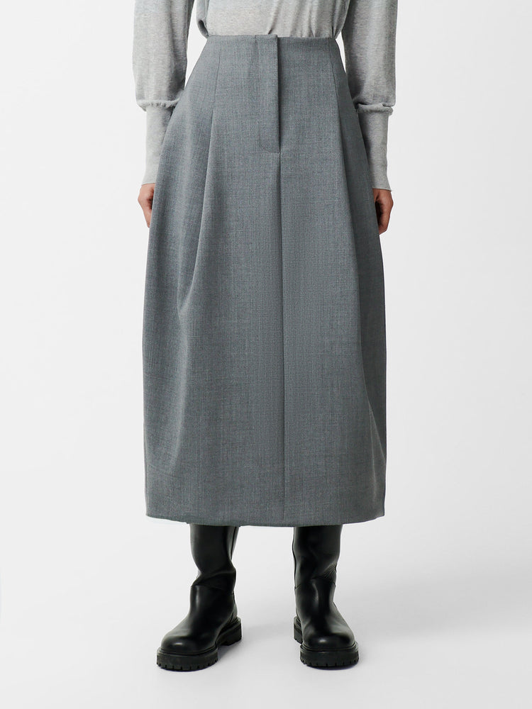 CARSON SKIRT IN GREY MARI