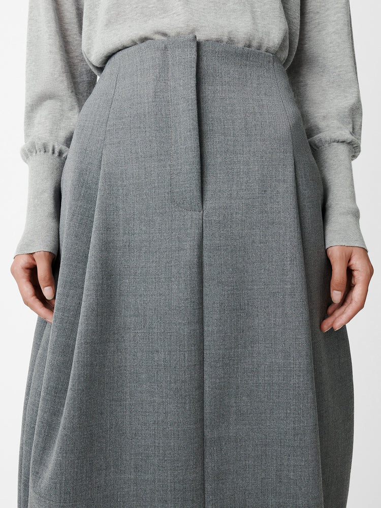 CARSON SKIRT IN GREY MARI