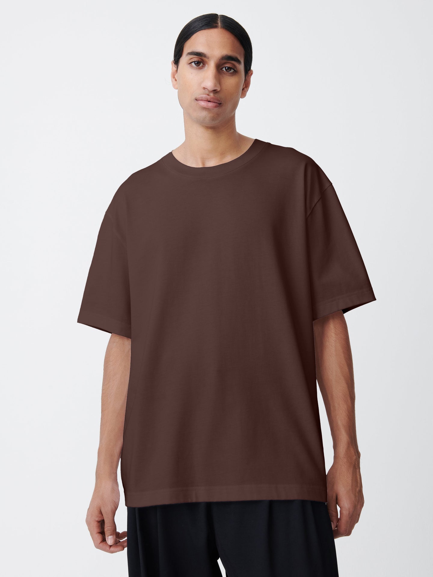 LAY T-SHIRT IN CHOCOLATE