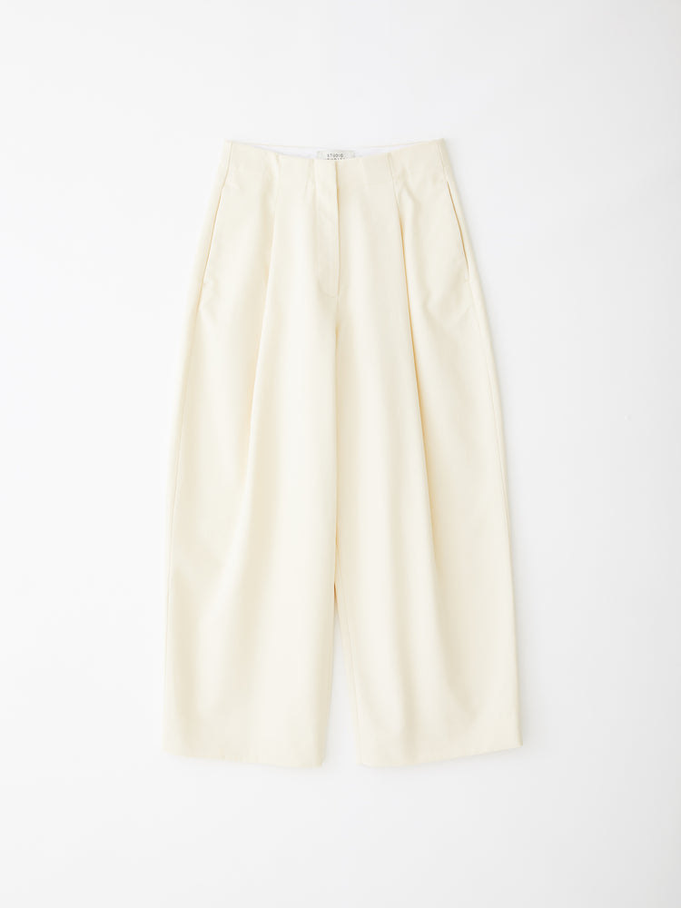 DORDONI VOLUME PANT IN CREAM