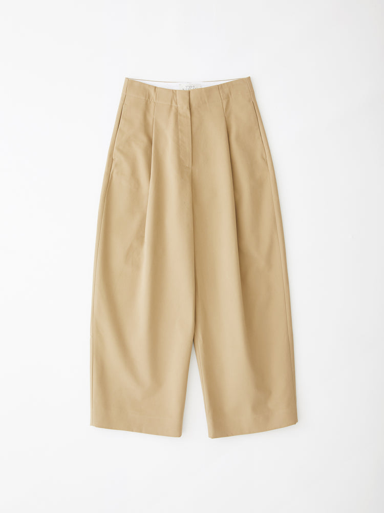 DORDONI VOLUME PANT IN TAN