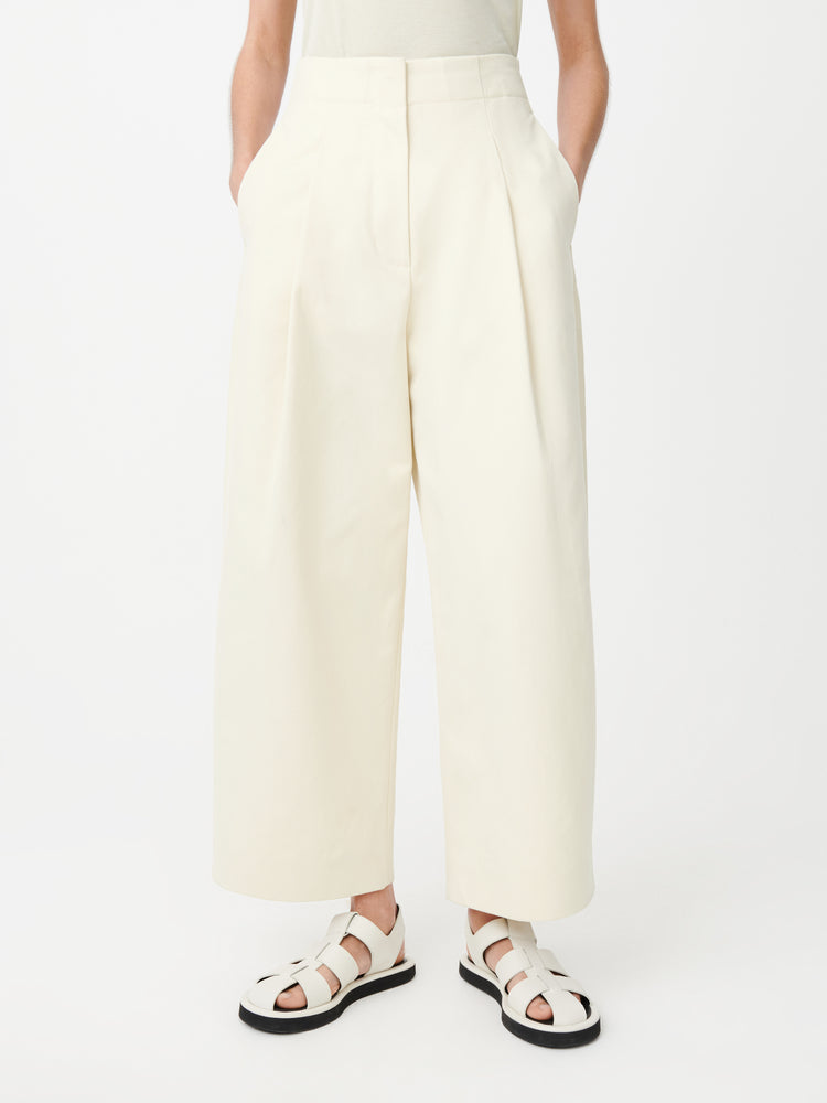 DORDONI VOLUME PANT IN CREAM