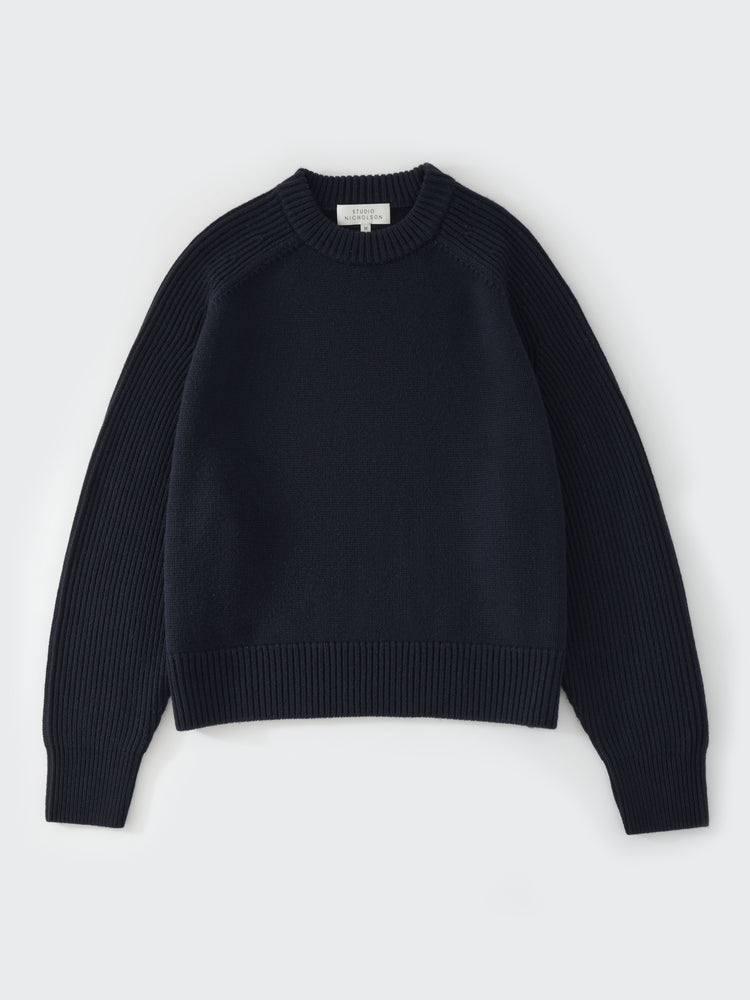 JEAN KNIT IN DARKEST NAVY