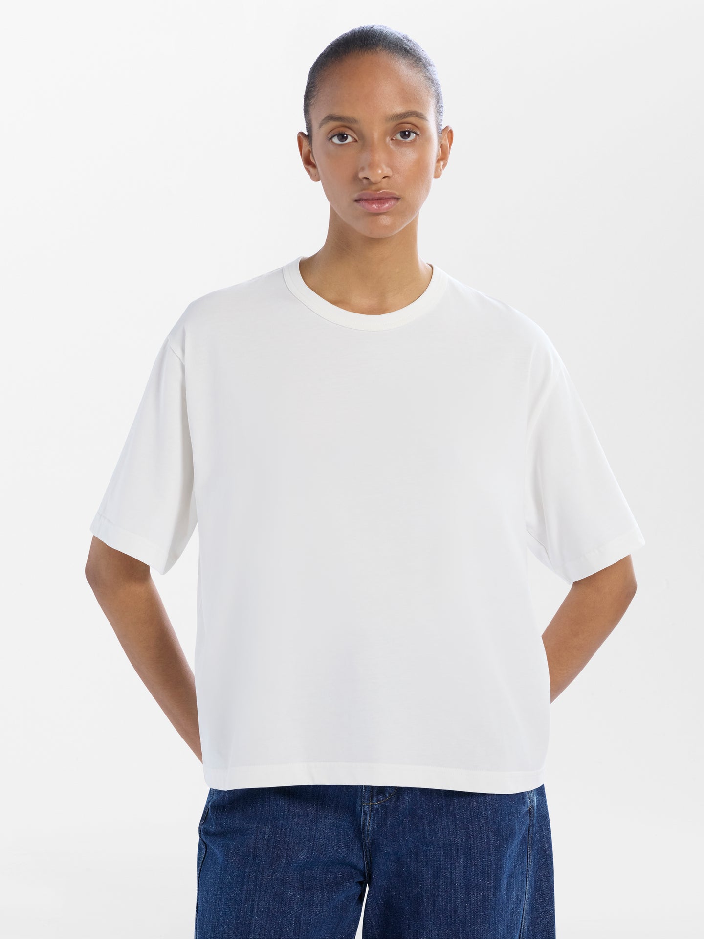 LEE T-SHIRT IN OPTIC WHITE