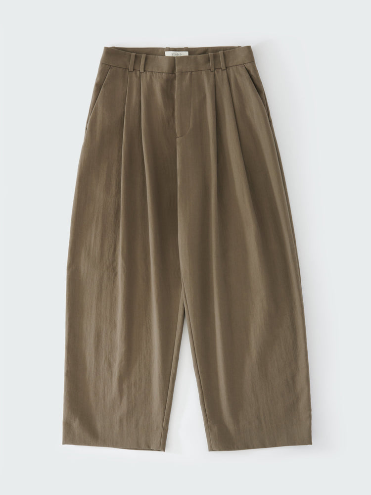 LINE PANT IN FOSSIL