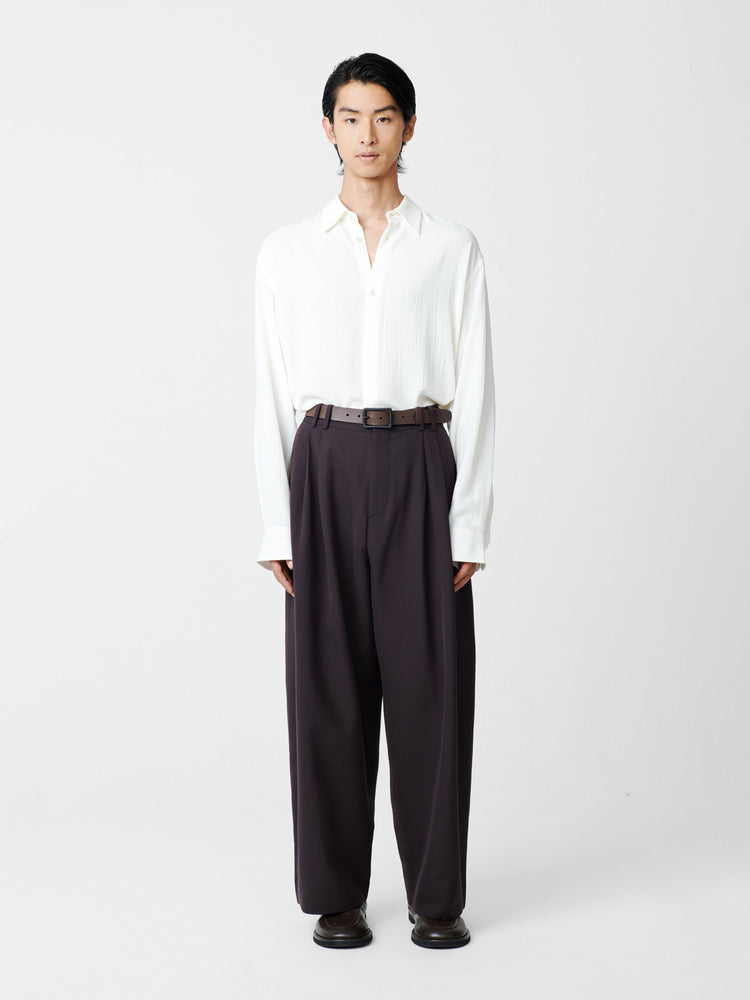 LINE PANT IN ESPRESSO BROWN