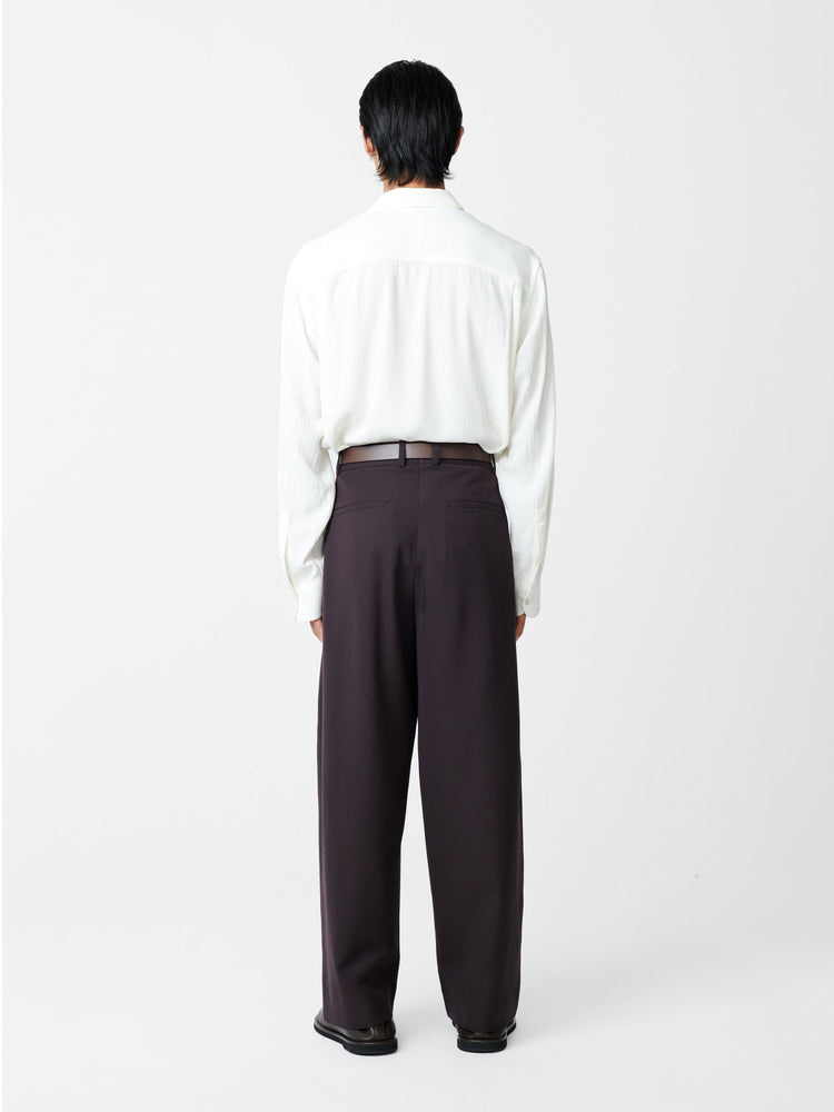 LINE PANT IN ESPRESSO BROWN