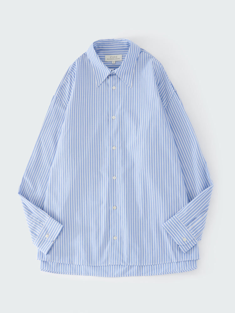 LOCHE SHIRT IN POWDER BLUE/WHITE