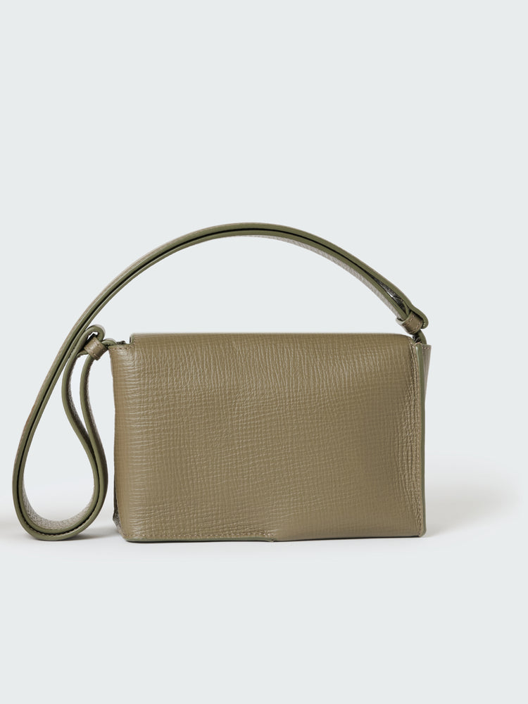 MESHI MINI LEATHER BAG IN ELEPHANT