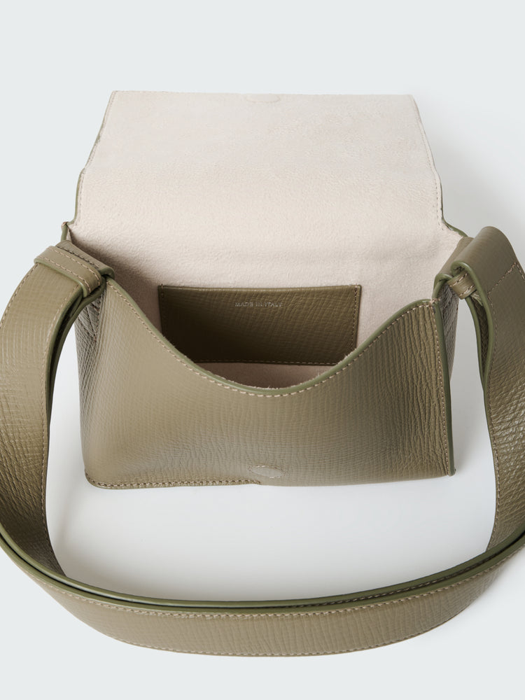 MESHI MINI LEATHER BAG IN ELEPHANT