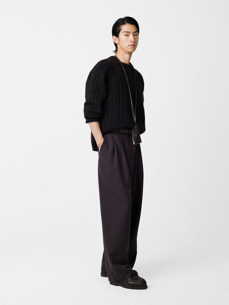 NORR KNIT IN ESPRESSO BROWN