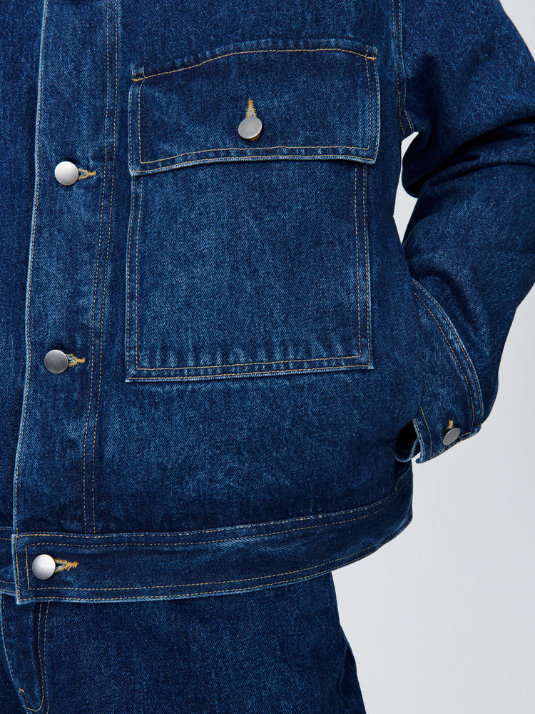 PETAR DENIM JACKET IN INDIGO WASH