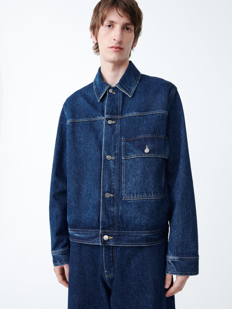 【予約販売】PETAR DENIM JACKET IN INDIGO WASH