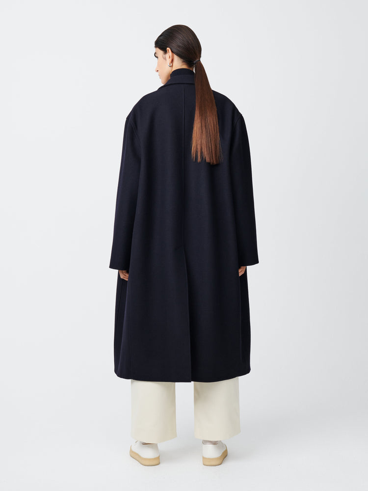 RIA COAT IN DARK NAVY