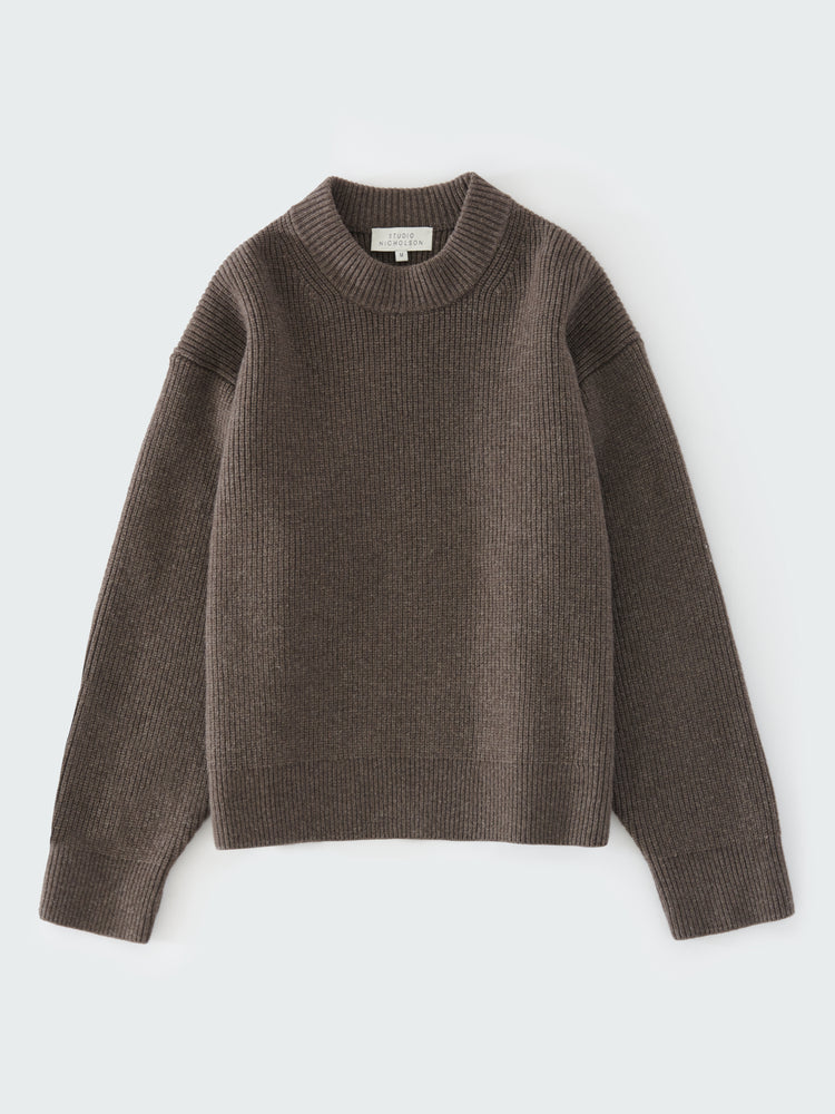 VOE KNIT IN MOLE