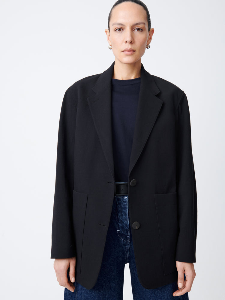 CONDE DRY COTTON JACKET IN BLACK