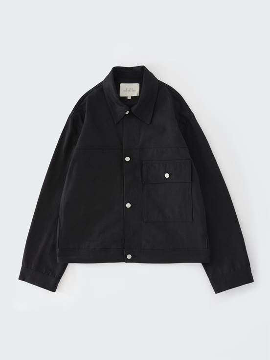 [EXCLUSIVE】PETAR DENIM JACKET IN BLACK