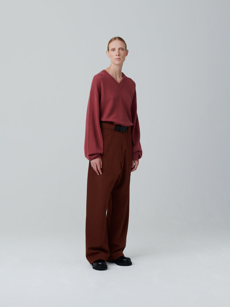 MEYER DRY WOOL PANT IN HAZELNUT