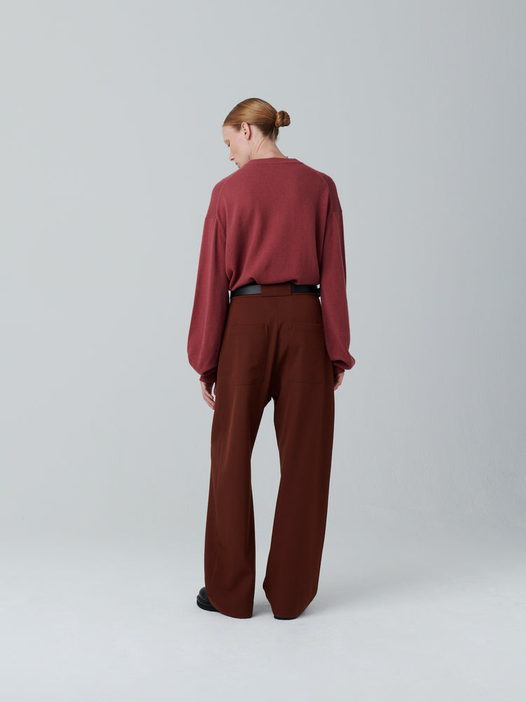 MEYER DRY WOOL PANT IN HAZELNUT