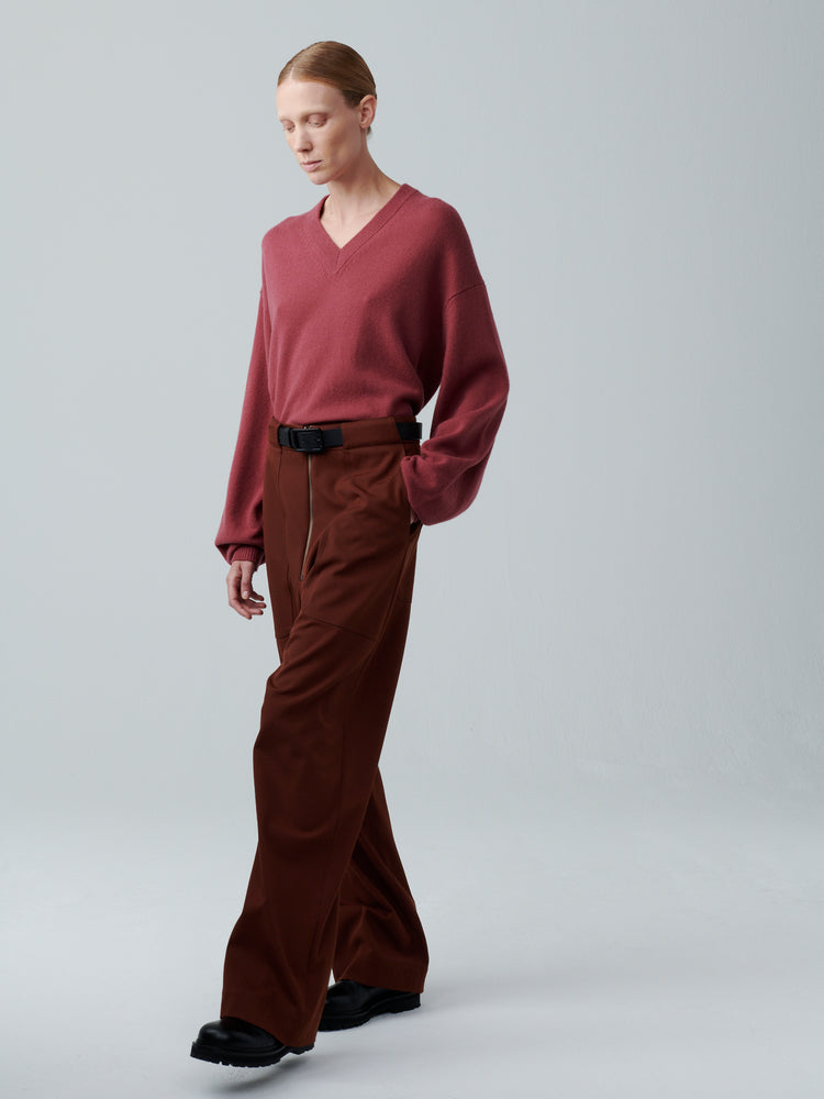 MEYER DRY WOOL PANT IN HAZELNUT