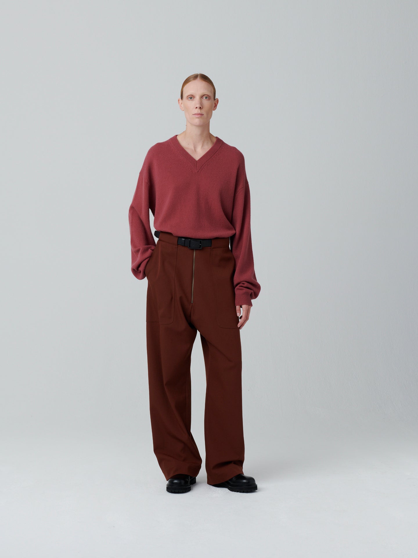 MEYER DRY WOOL PANT IN HAZELNUT